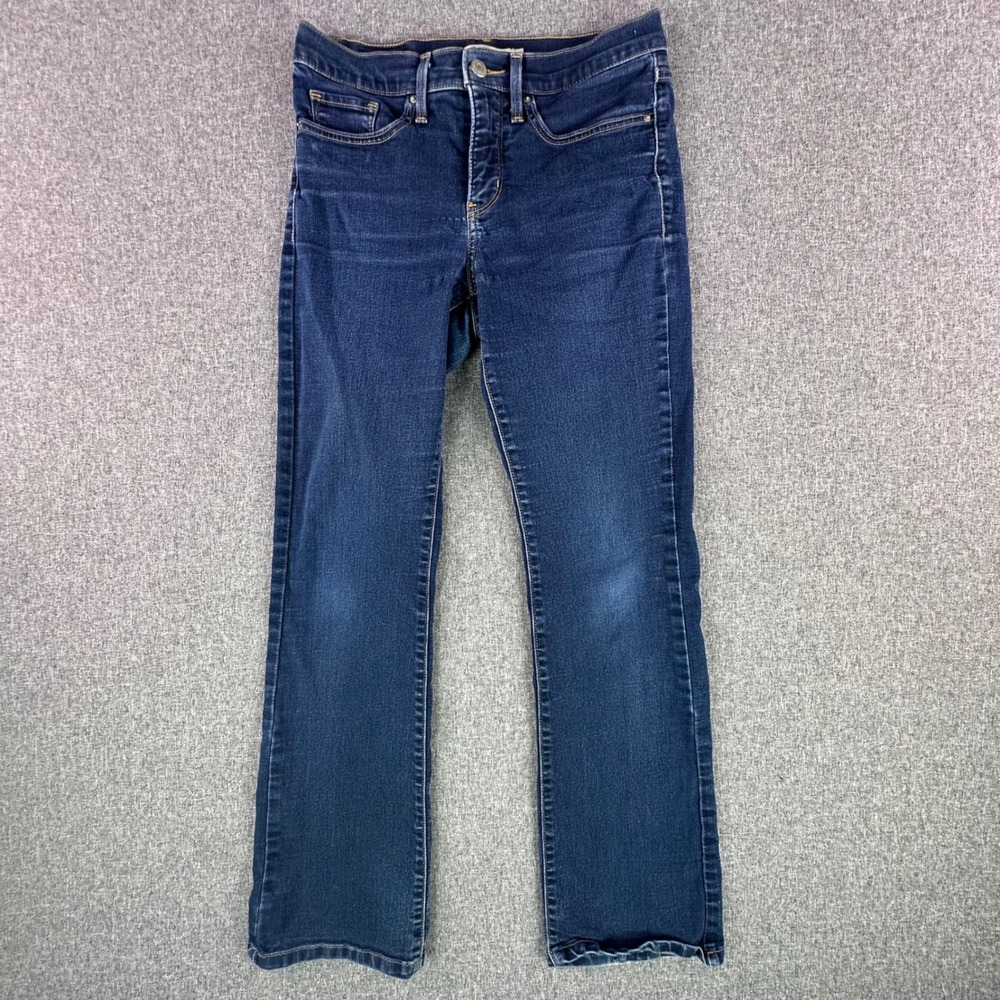 Levis Jeans Womens 27 315 Shaping Bootcut Dark Wash Denim Blue Mid Rise